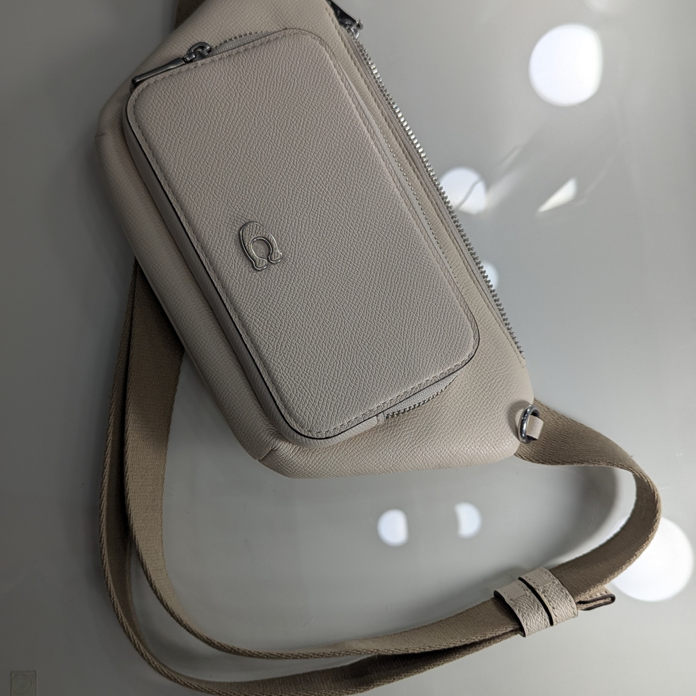 Elegant Cream Crossbody Bag